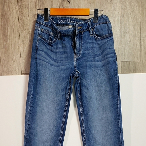Calvin Klein Jeans Denim - Calvin Klein Straight Leg Blue Jeans